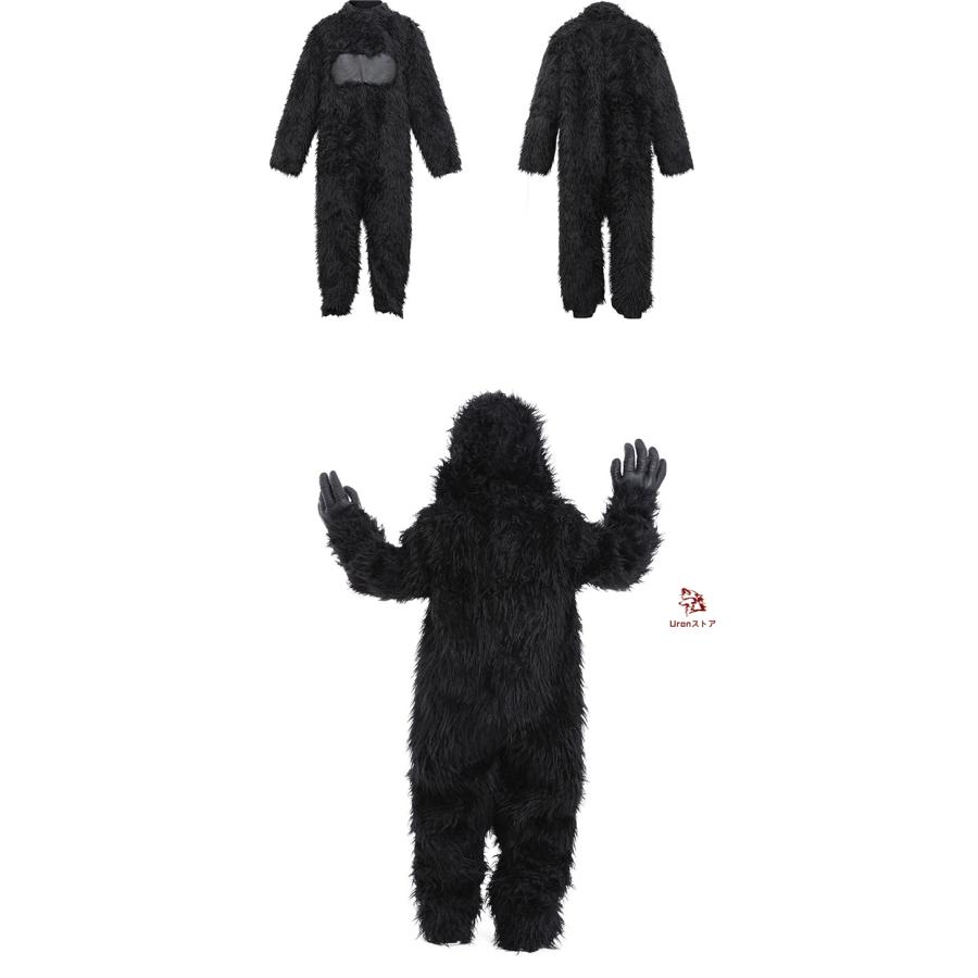 Gorilla ゴリラ 着ぐるみ コスプレ 大人用 動物 アニマル リアル 衣装