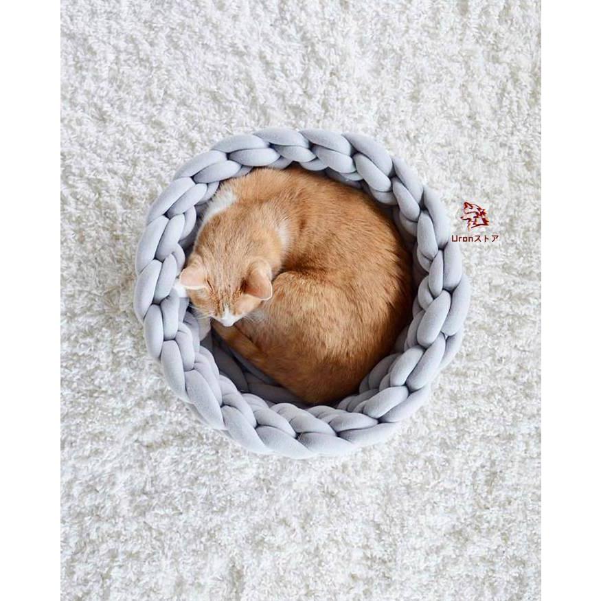犬 ベッド 猫 ペットベッド 犬用 猫用 ペット クッション 冬 グレー