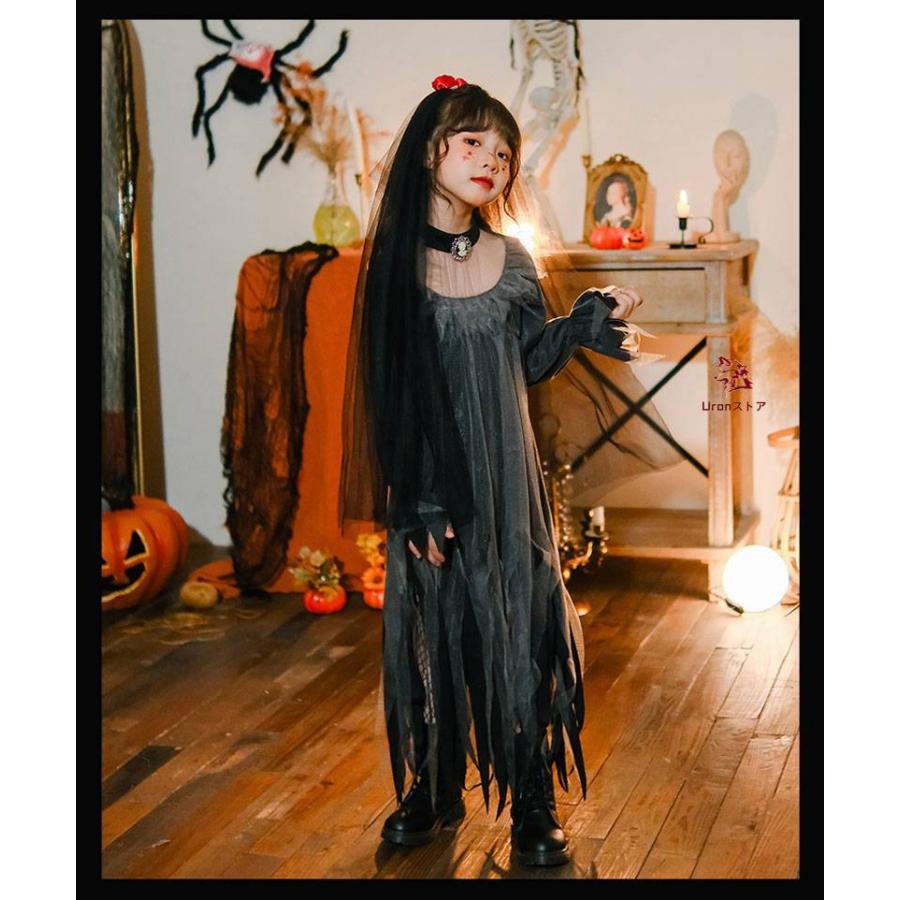 2点セット】ハロウィン 衣装 仮装 幽霊 子供 女の子 コスプレ