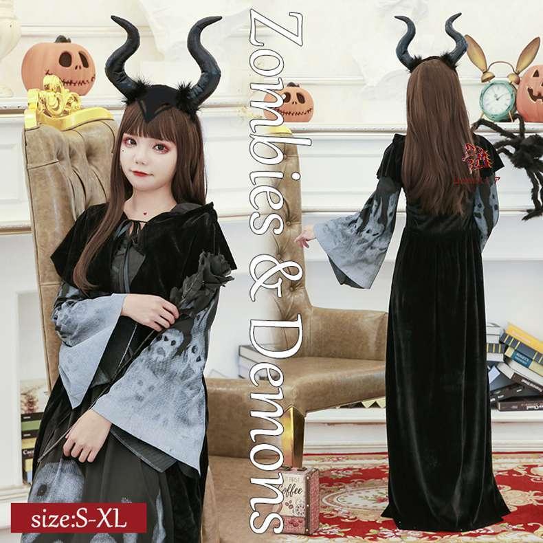 ハロウィン衣装 大人 魔女 デビル ハロウィン 女の子 ワンピース
