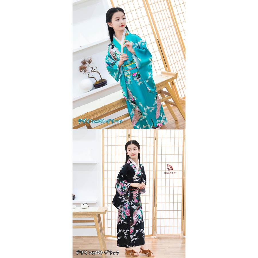 ハロウィン コスプレ 衣装 女の子 花魁風 着物 ドレス 花魁 浴衣 子供  