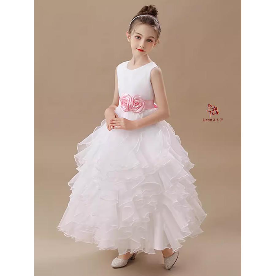 【高級豪華ドレス】子供 ドレス 発表会 高級豪華ドレス 子供ドレス 発表会ドレス ジュニアドレス 女の子 ドレス ロングドレス 演奏会 | ブランド登録なし | 04