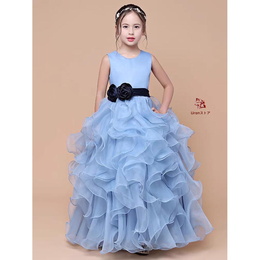 【高級豪華ドレス】子供 ドレス 発表会 高級豪華ドレス 子供ドレス 発表会ドレス ジュニアドレス 女の子 ドレス ロングドレス 演奏会 | ブランド登録なし | 05