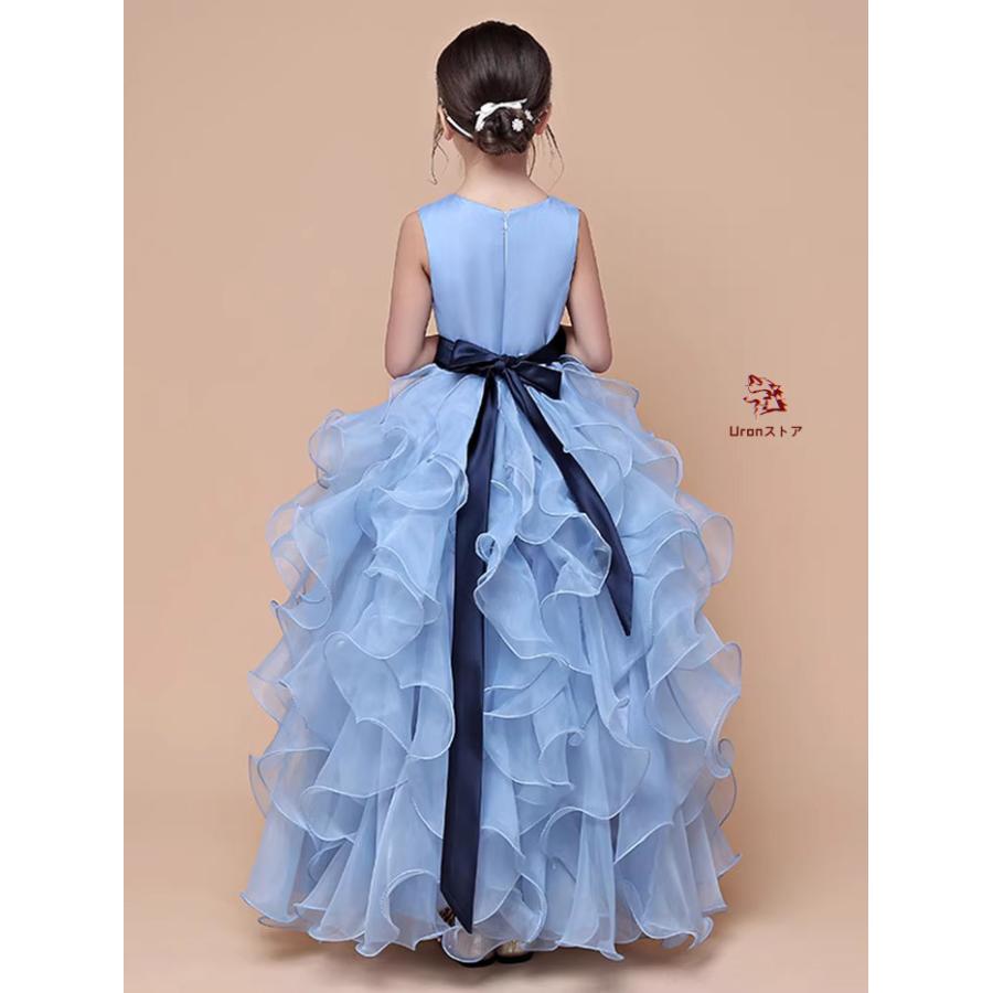 【高級豪華ドレス】子供 ドレス 発表会 高級豪華ドレス 子供ドレス 発表会ドレス ジュニアドレス 女の子 ドレス ロングドレス 演奏会 | ブランド登録なし | 06