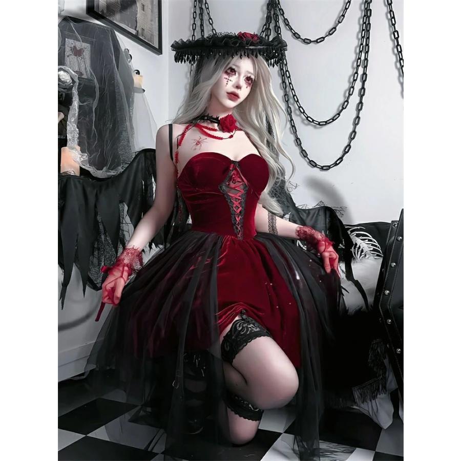 レディースダンス衣装 大人 ハロウィン ダンス衣装 サブカル系