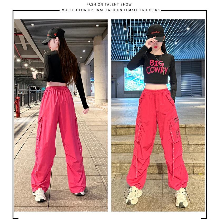 SOL BLANC ポールダンスウエア　レッド 赤 黒 青 黄 バラ色 ジャズ ダンス衣装 大人 レディース 長袖 トップス