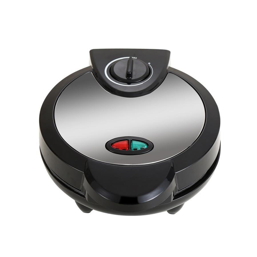 家庭用 ワッフルメーカー4枚焼 丸型 クロム Belgian Waffle Maker 家電
