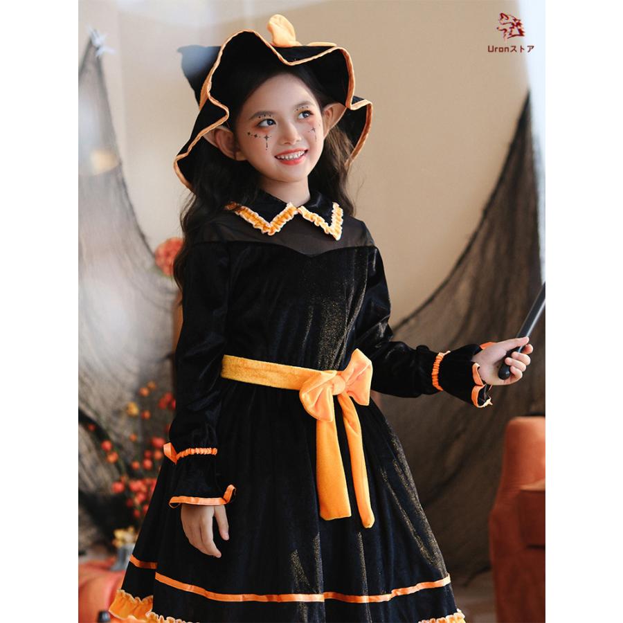 ★ハロウィン　コスプレ　ワンちゃん　4点セット★ ハロウィン コスプレ 魔女 仮装 悪魔 かわいい ワンピース 怖い 吸血鬼