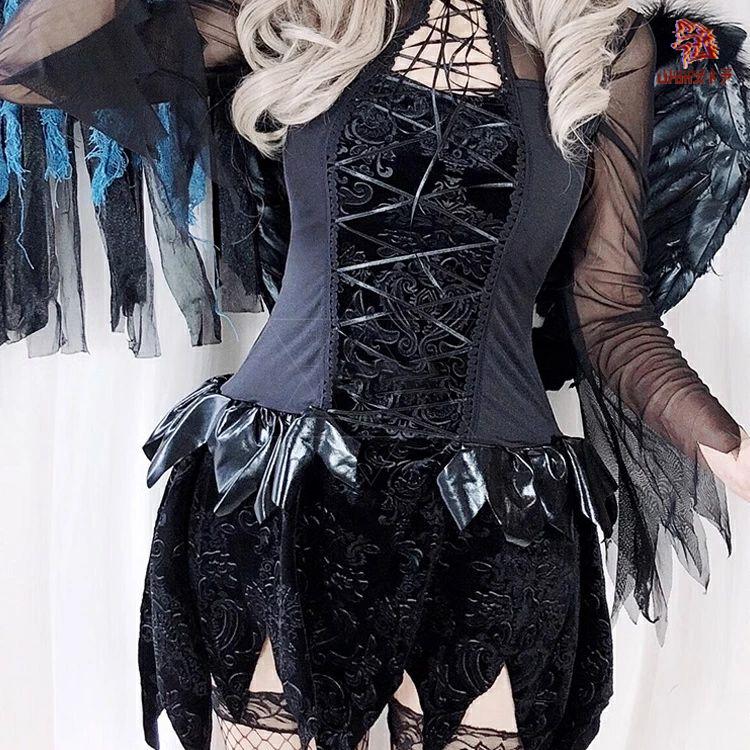 ハロウイン 悪魔 天使 コスプレ 羽根 妖精 コスチューム 大人用 衣装