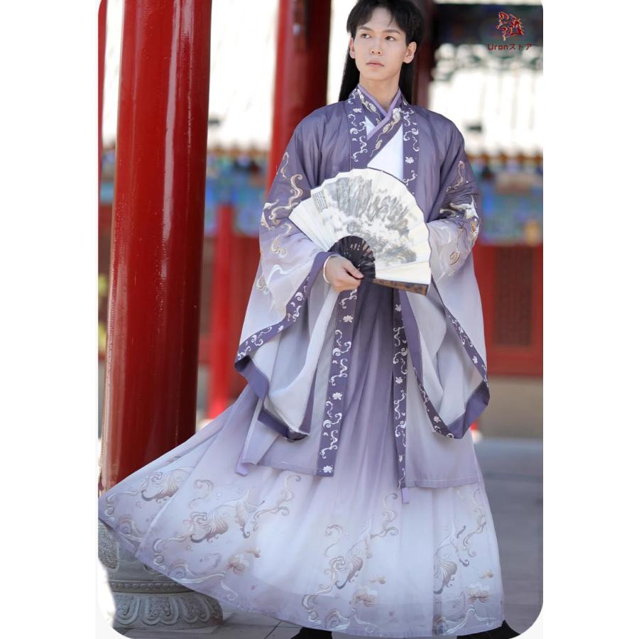 【新品　未使用品】漢服　紫　ピンク a40550-2.jpg