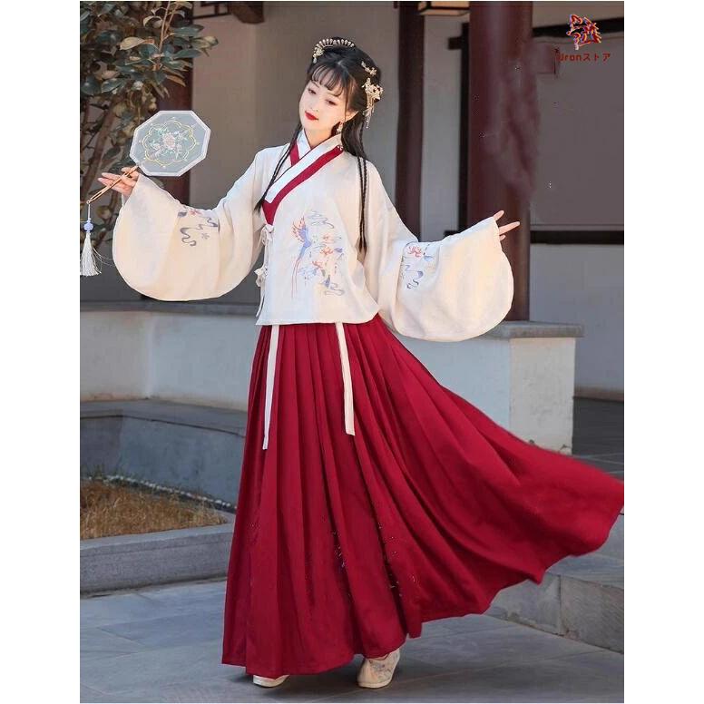 漢服 チャイナ服 コスプレ衣装 女性 大人 かわいい 中華服 中国伝統