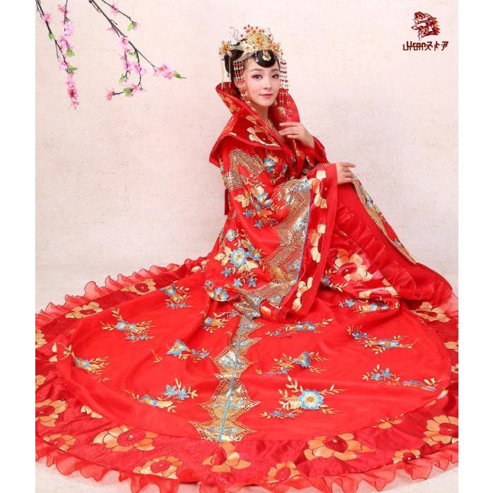 9色皇帝皇后仮装コスプレ衣装 中国古代宮廷衣装 華流チャイナドレス 漢