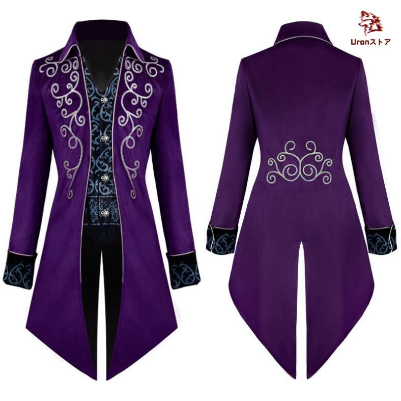 燕尾服 メンズタキシード ステージ衣装 マジシャン 魔術師 マジック