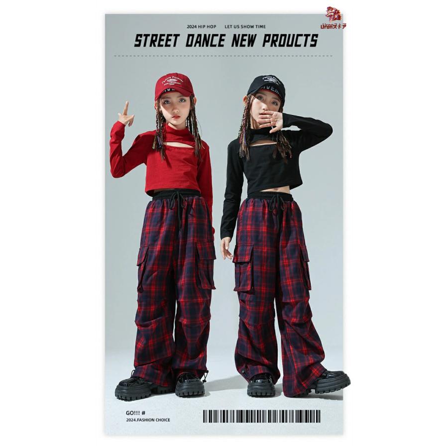 キッズ ダンス 衣装 ヒップホップ セットアップ へそ出し トップス
