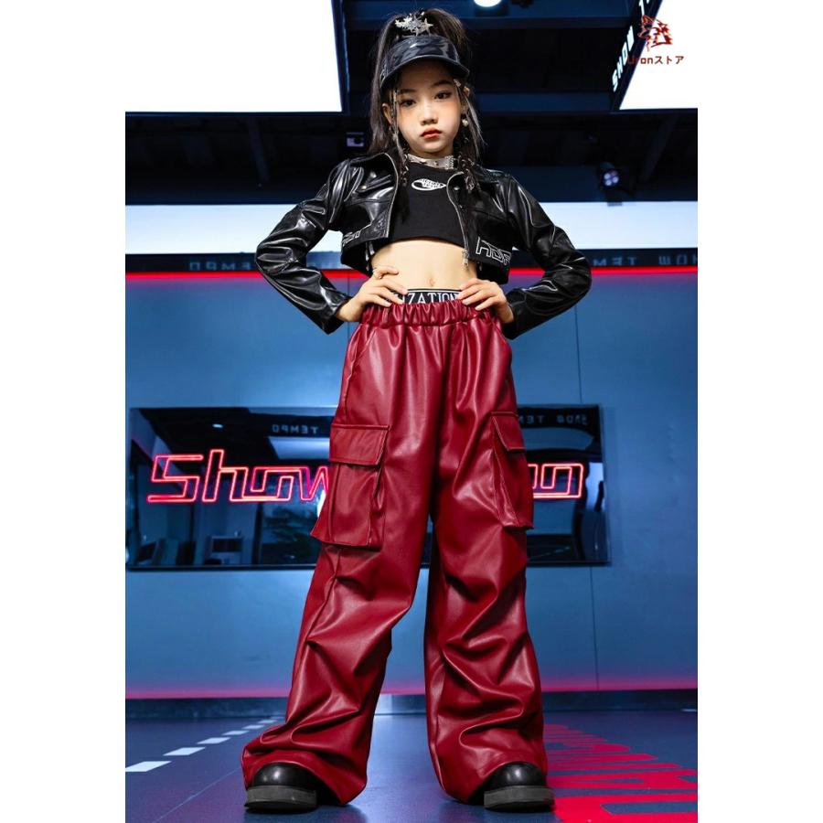 キッズ ヘソ出し チア ダンス衣装 セットアップ 女の子