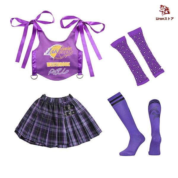 チアダンス k-pop 女の子 y-2k キッズダンス衣装 セットアップ 子供服