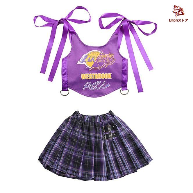 チアダンス k-pop 女の子 y-2k キッズダンス衣装 セットアップ 子供服