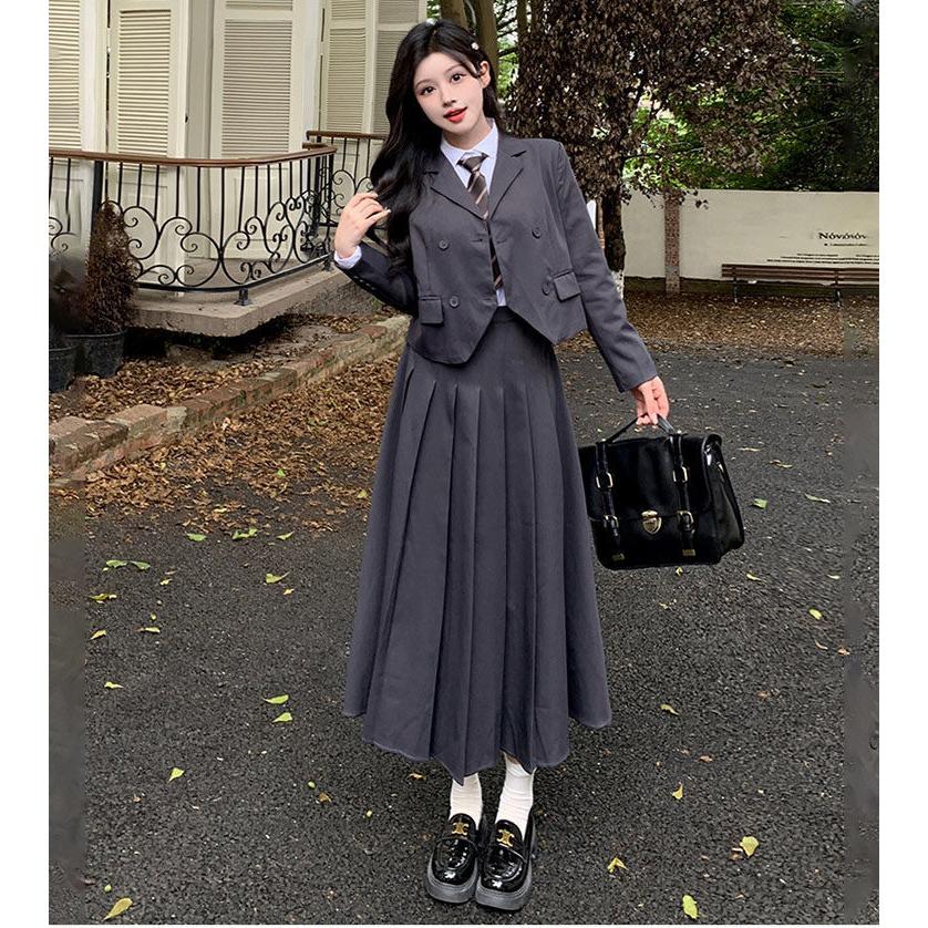 卒服 女の子 ネクタイ 卒業式 スーツ 大きいサイズ フォーマル