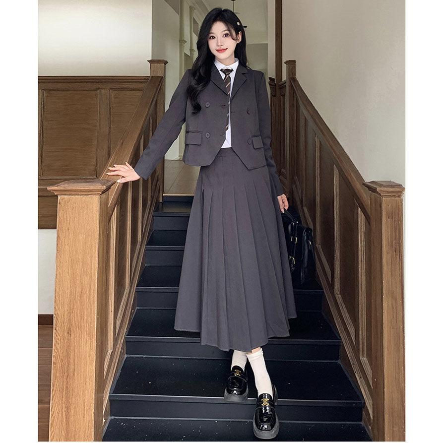 卒服 女の子 ネクタイ 卒業式 スーツ 大きいサイズ フォーマル
