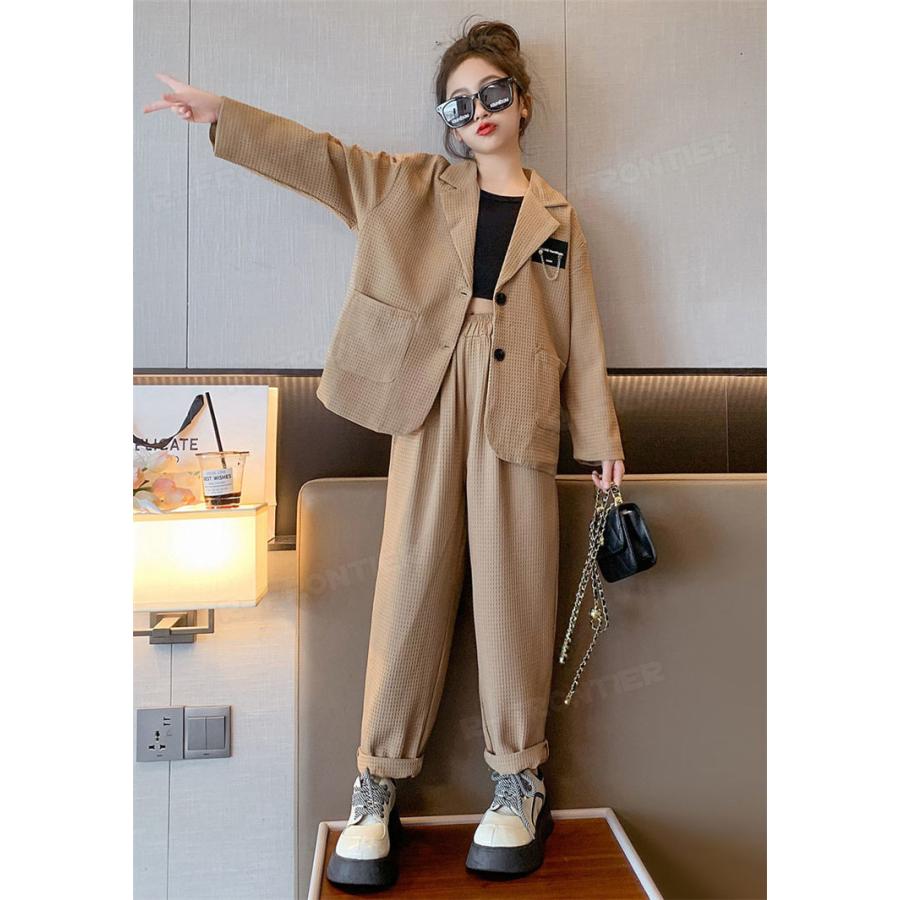 卒業式J.PRESS ブレザー ジャケット150〜160㎝、パンツ160㎝セット 卒業式 パンツスーツ 女の子 2点セット 小学校女子 150 160 中学生