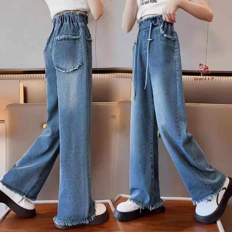 子供服 デニム パンツ ジーパン ロングパンツ 長ズボン かわいい