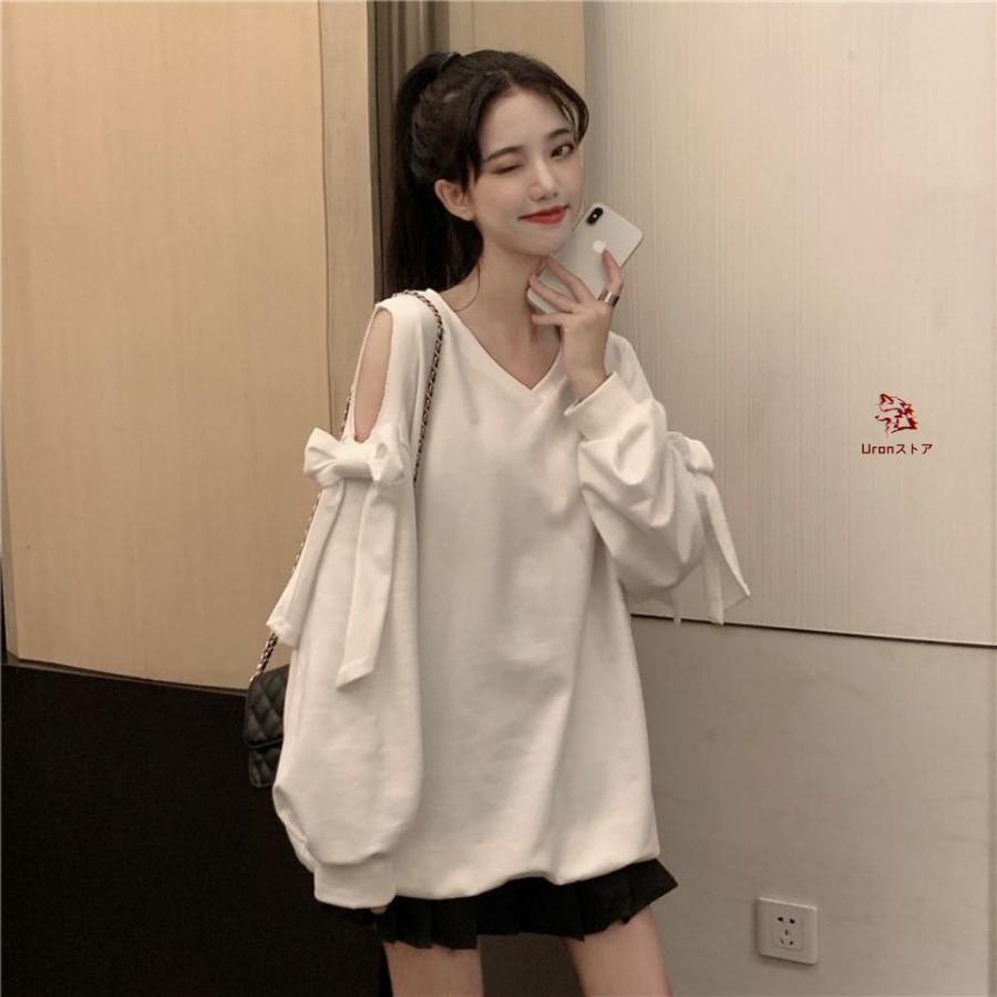 美品　BRIEFING 薄手　トレーナー スウェット レディース トップス 秋 薄手 トレーナー 肩出し 肩