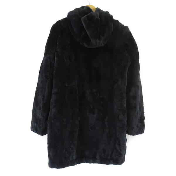 美品 maxmaraSTUDIO マックスマーラ リバーシブルコート 黒 38 