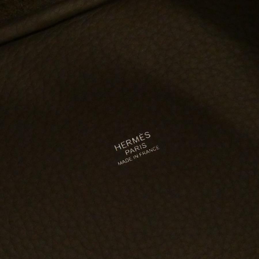 未使用 HERMES エルメス ピコタンロック PM トリヨンクレマンス ハンドバッグ 2024年 W刻印 エトゥープ シルバー金具 レディース AC1790W3の画像