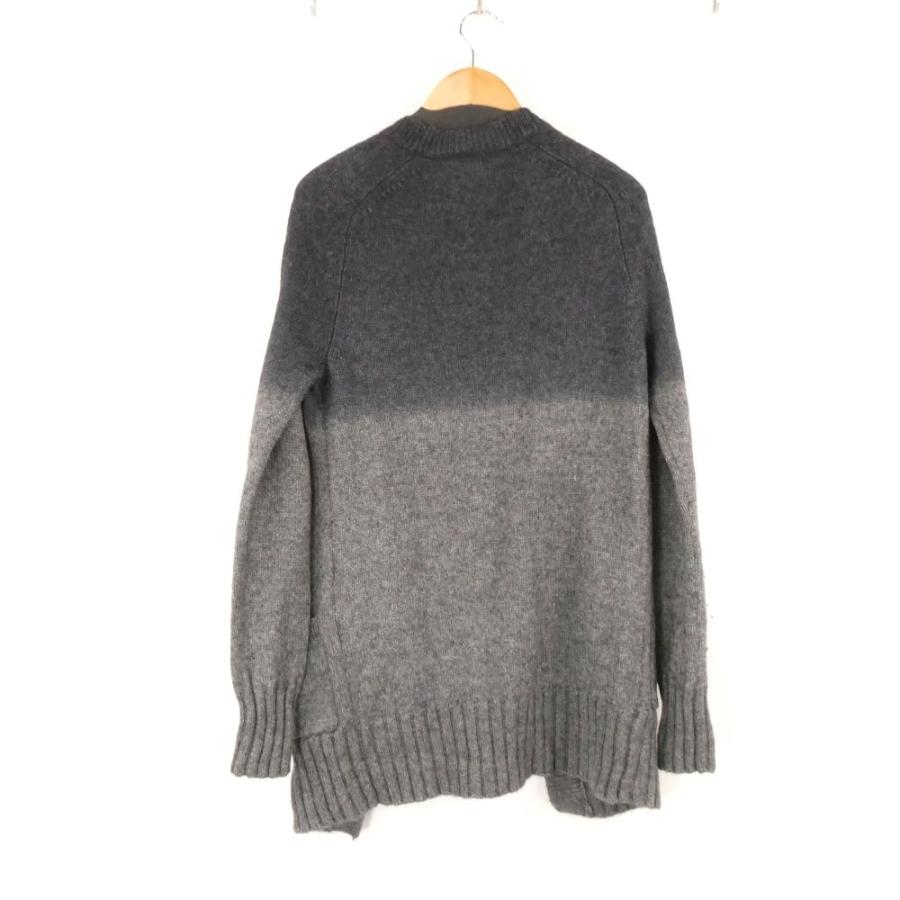 美品 Theory セオリー カーディガン S アルパカ他 ロング丈 ツートン ブラック レディース AD1245A26 theory（セオリー） 美品 カーディガン S アルパカ他 ロング丈