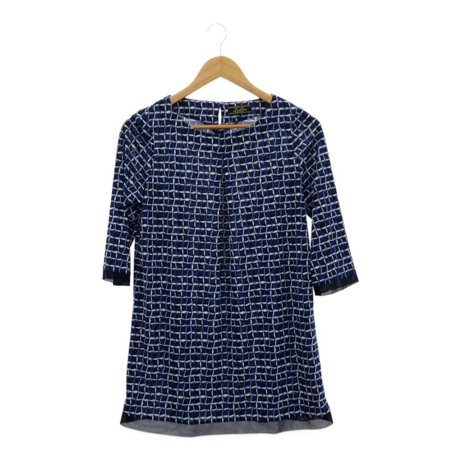 Leilian 美品 レリアン トップス 7 Sサイズ相当 ポリエステル100％ 七  