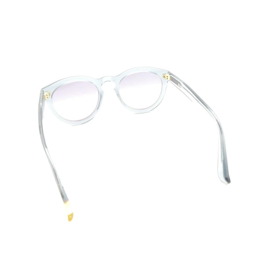 Blanc 美品 BLANC ブラン サングラス 52□23-145 クリアグレー セル