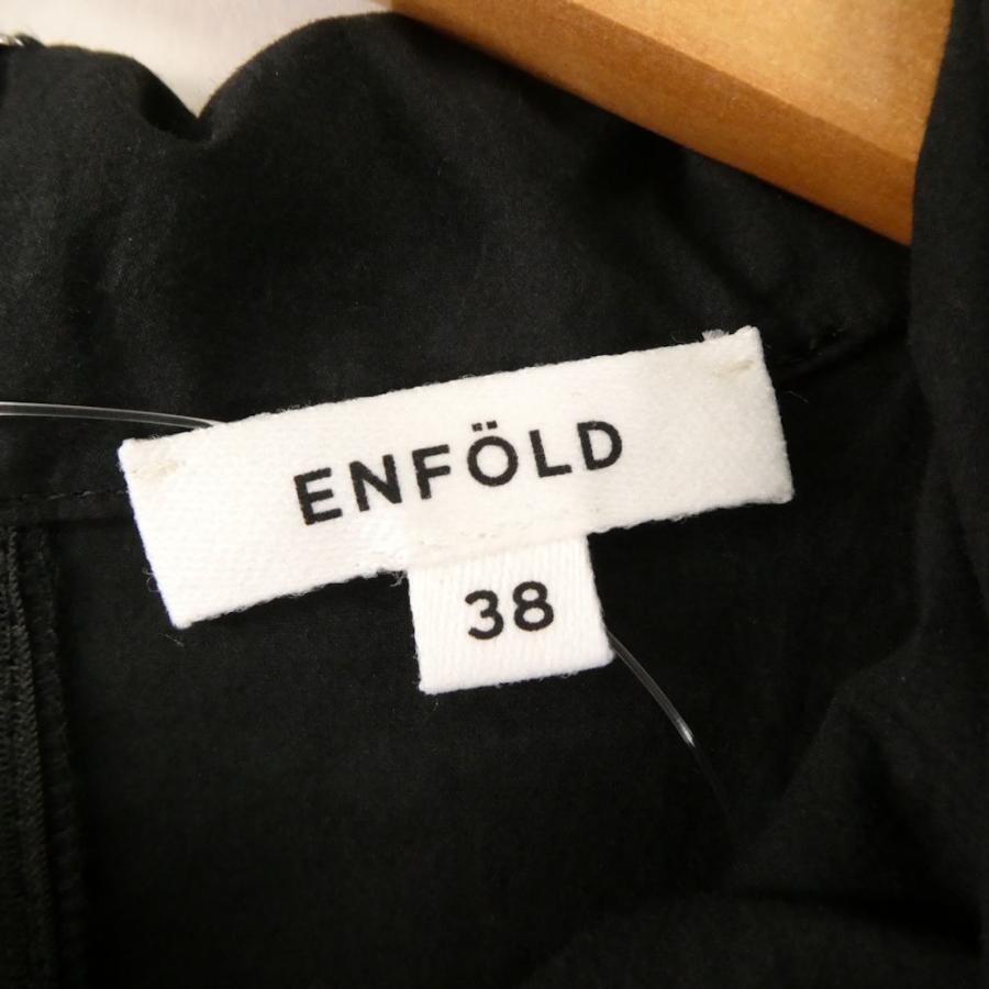 ENFOLD（エンフォルド） 美品 タイプライター オフネックペプラム