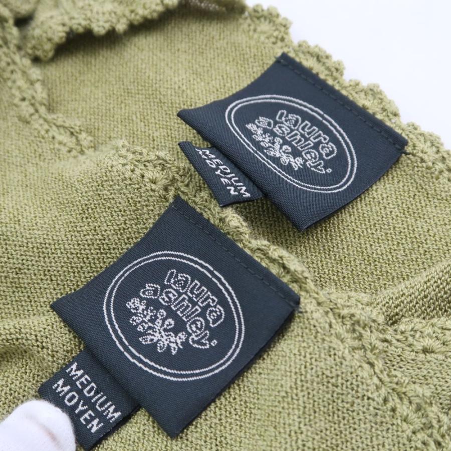 美品 LAURA ASHLEY ローラアシュレイ CD579RN JRF176RN アンサンブル 1点 M コットン レーヨン カットソー七分袖 カーディガン長袖 レディース AK142A33 LAURA ASHLEY - 美品 LAURA ASHLEY ローラアシュレイ CD579RN JRF176RN
