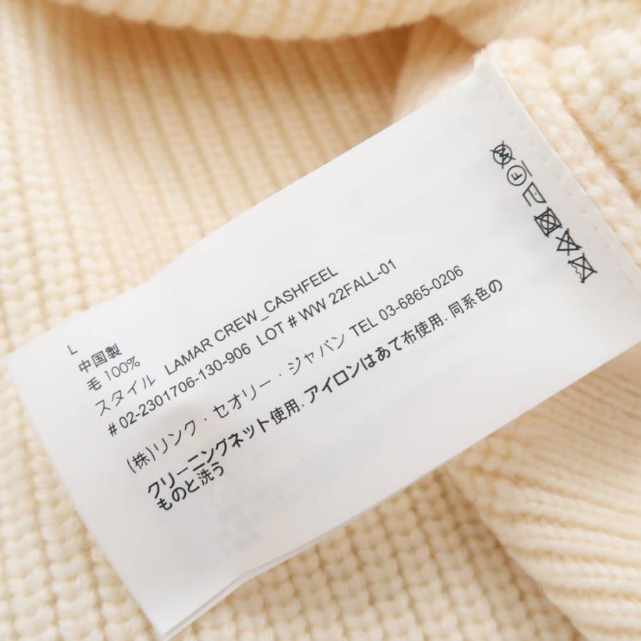 theory（セオリー） 美品 LAMAR CREW-CASHFEEL ニット L ウール100 