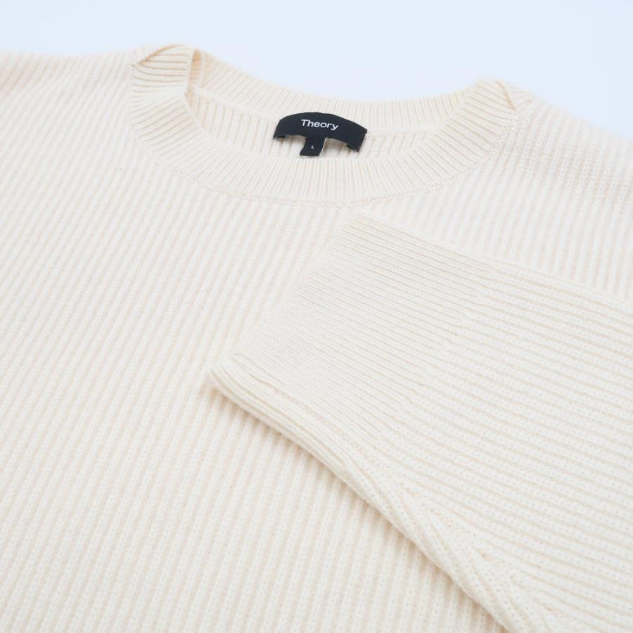 theory（セオリー） 美品 LAMAR CREW-CASHFEEL ニット L ウール100 