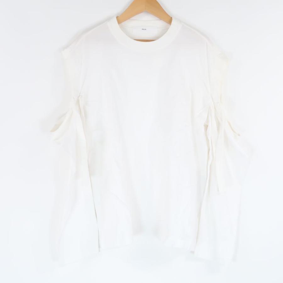 新品 TOGA PULLA シルケット ジャージー ロング スリーブ カットソー TOGA PULLA（トーガ プルラ）の「＜TOGA PULLA＞シルケットジャージー