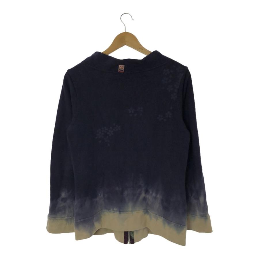 gouk ゴウク ジップアップ パーカー 綿100％ 和風 和柄 ジャンパー  