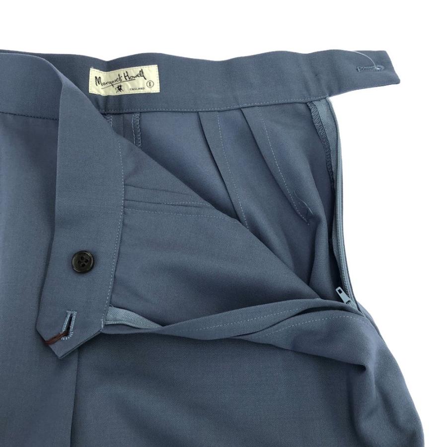 未使用 Margaret Hawell マーガレットハウエル パンツ 1 (S) ウール100  