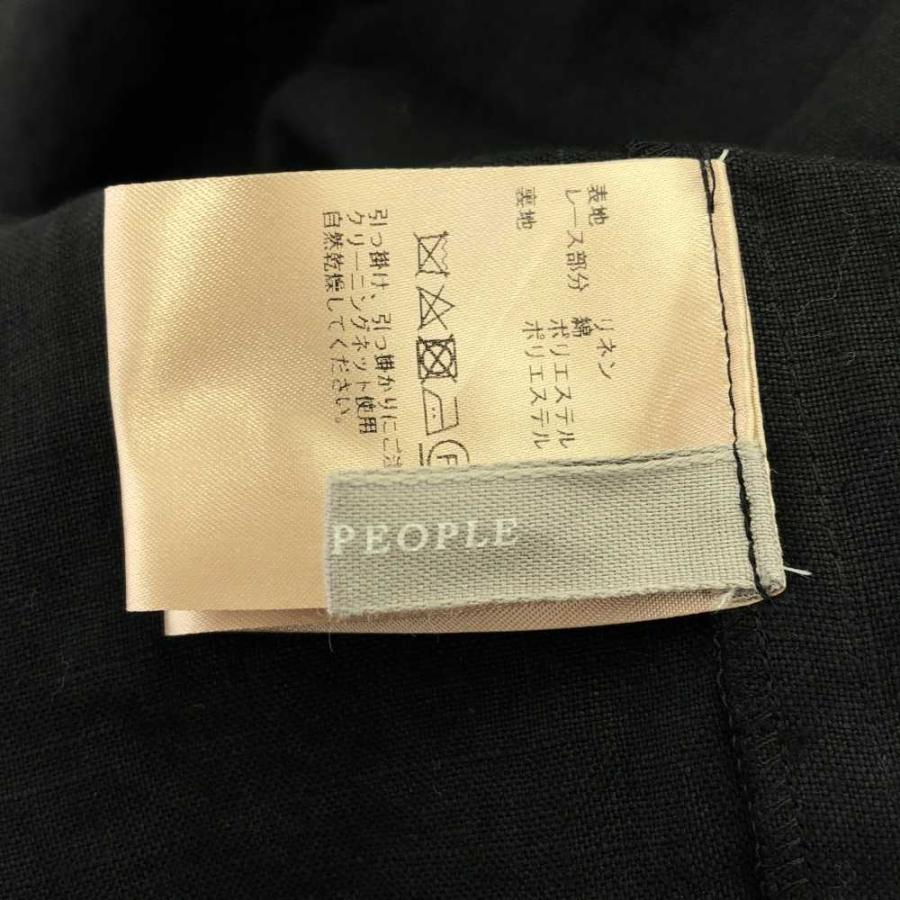 PLAIN PEOPLE 美品 プレインピープル A1531FS 384 リネンレースコンビ