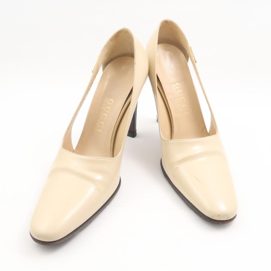 GUCCI グッチ ヒール パンプス 22.5 国内発送☆GUCCI】グッチ ブロンディ ミッドヒール パンプス (GUCCI