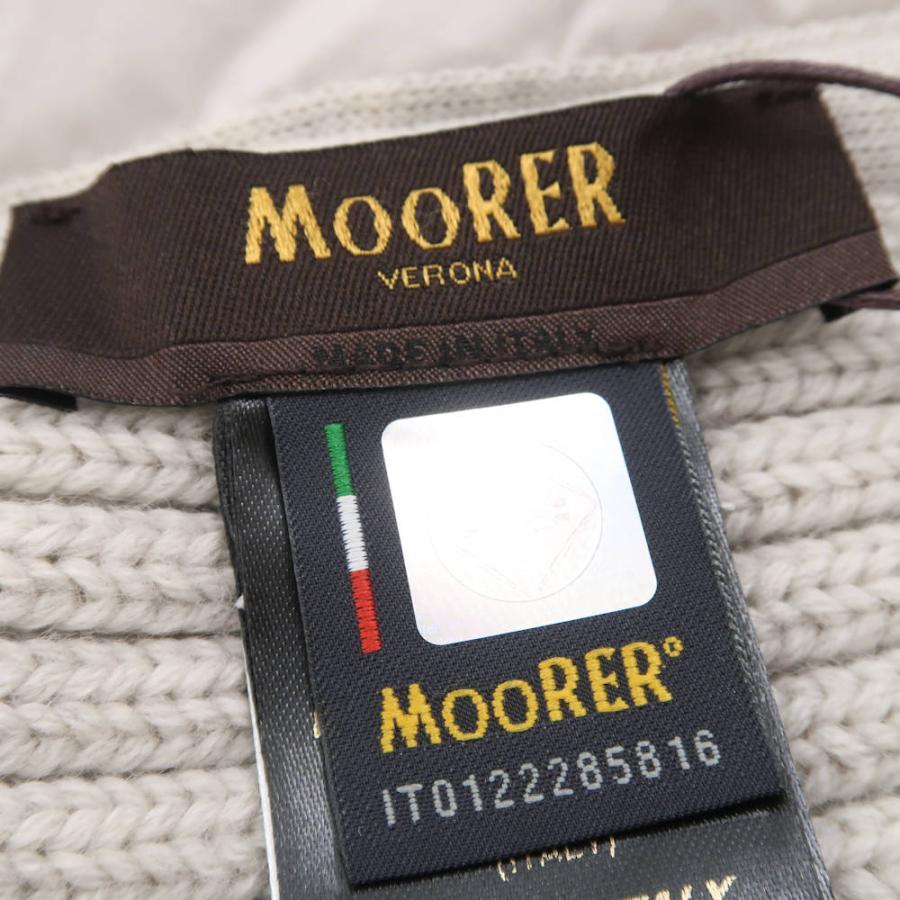 MOORER 未使用 MooRER ムーレー フード付き マフラー ポリエステル  
