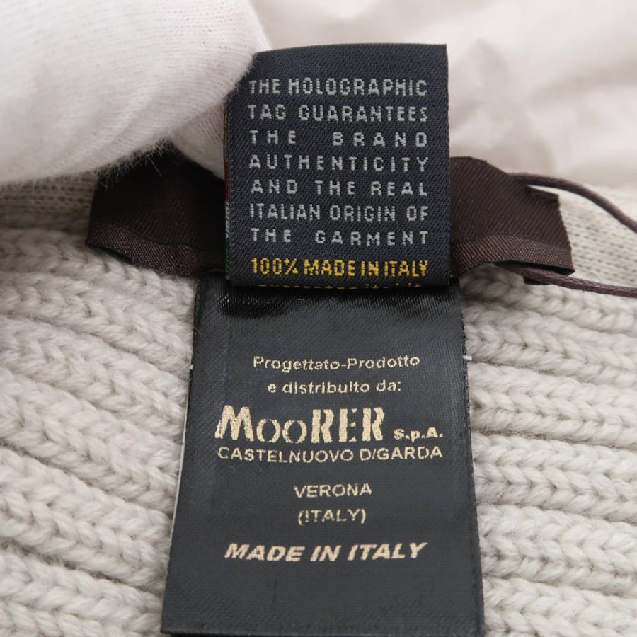 MOORER 未使用 MooRER ムーレー フード付き マフラー ポリエステル  