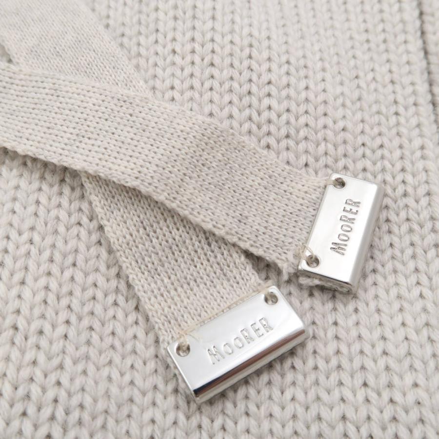 MOORER 未使用 MooRER ムーレー フード付き マフラー ポリエステル  