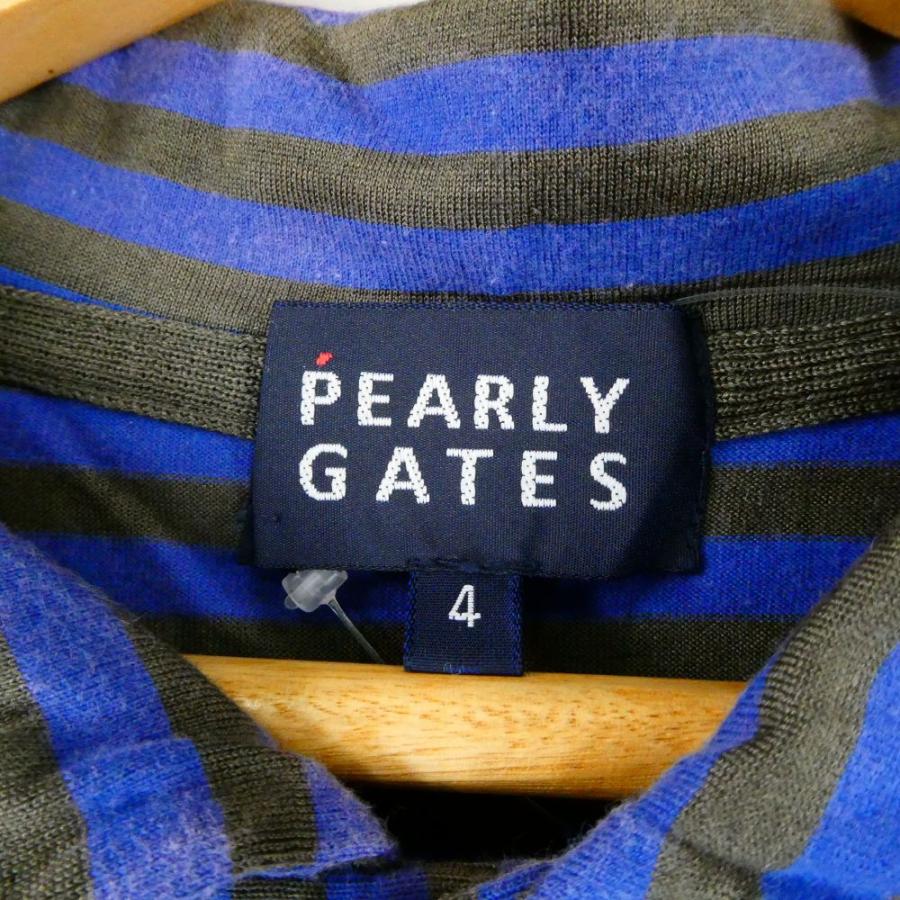 PEARLY GATES（パーリーゲイツ） ポロシャツ 4 M コットン100％ 半袖