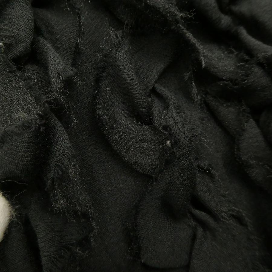 SEVEN TEN by MIHO KAWAHITO 黒 フリル 刺繍 Mサイズ SEVEN TEN by MIHO KAWAHITO 黒 フリル 刺繍 Mサイズ