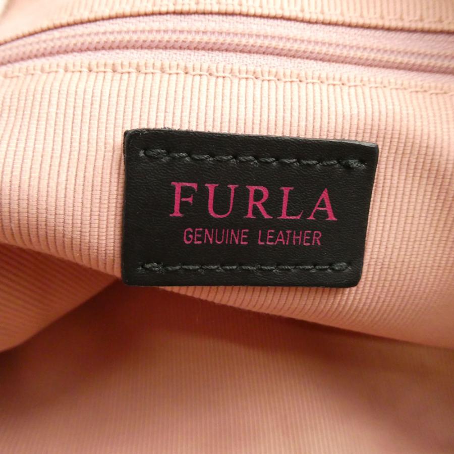美品 FURLA フルラ アルバ サッチェル S ミニボストンバッグ ショルダー ハンド 2WAY レディース AM7093_8