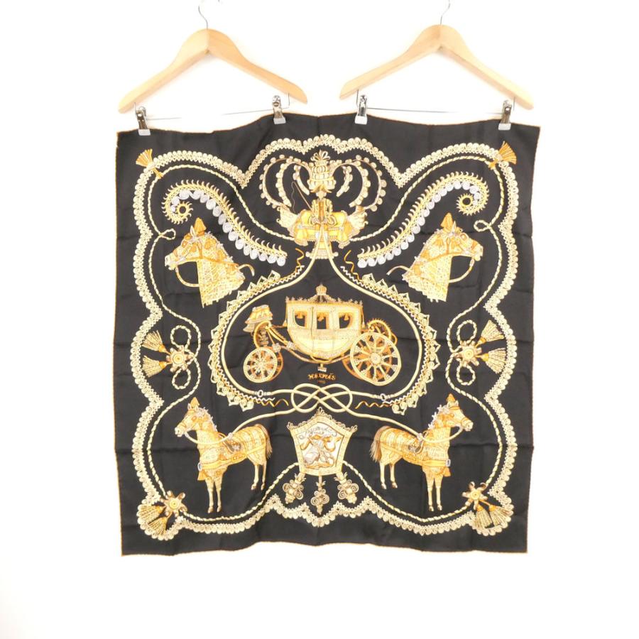 HERMES（エルメス） 美品 PAPEROLES パプロール スカーフ シルク100