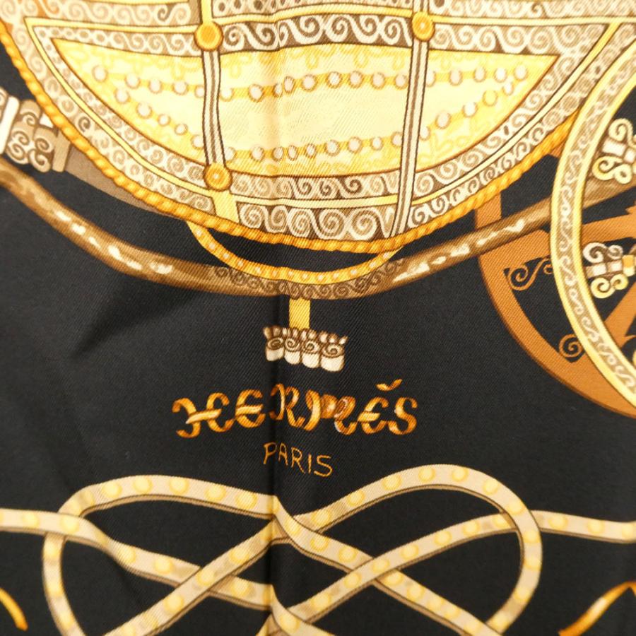 HERMES（エルメス） 美品 PAPEROLES パプロール スカーフ シルク100