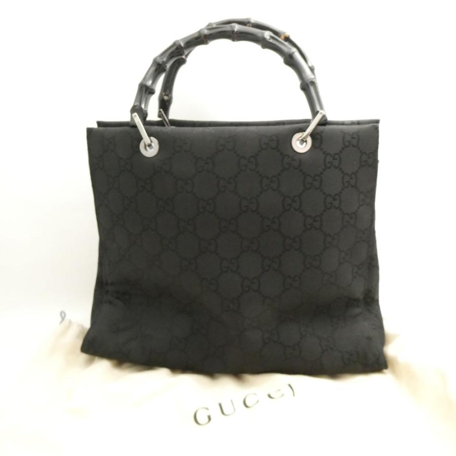 GUCCI（グッチ） GGナイロン バンブー ハンドバッグ トート