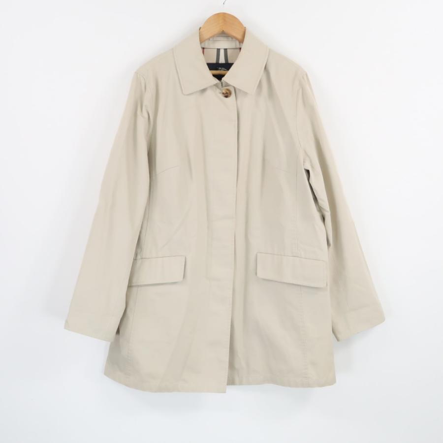 BURBERRY 美品 バーバリー FRB09-122 ステンカラーコート 15 コットン 